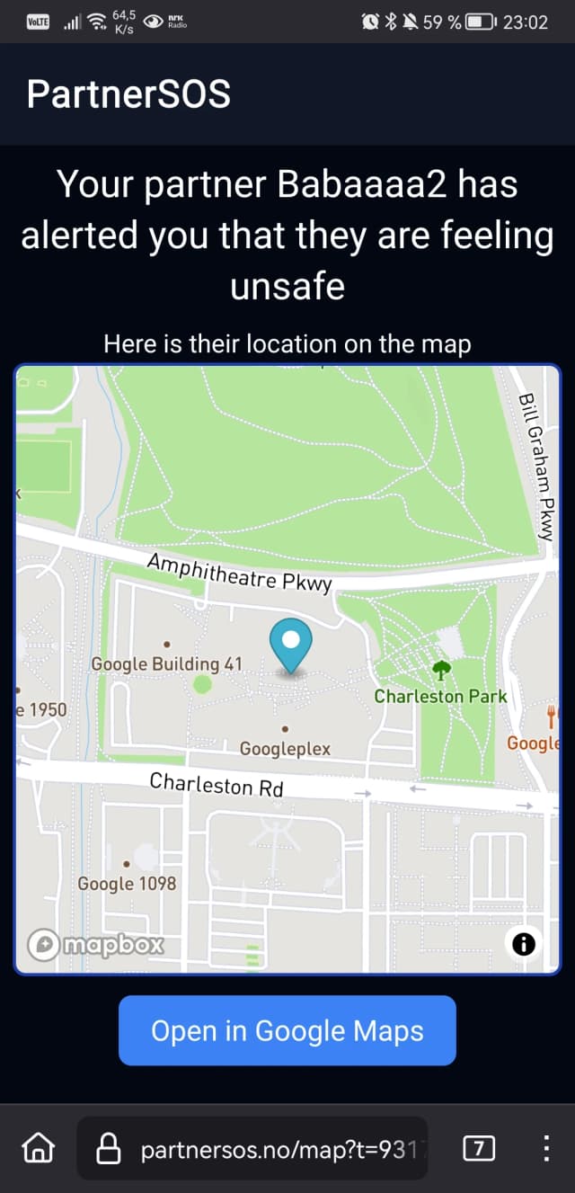 Webapp map